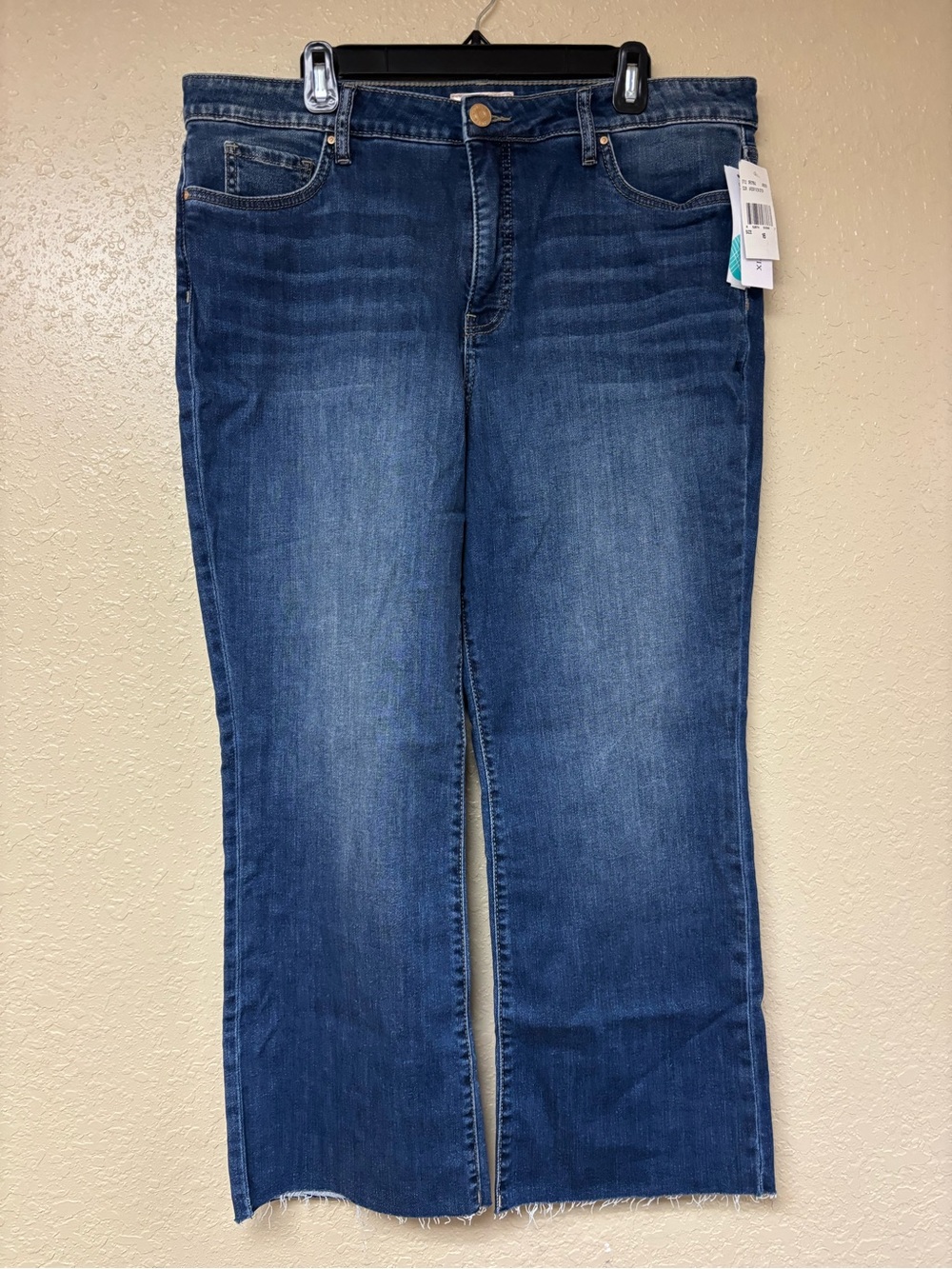 Kut from the Kloth Mid-Blue Straight-Leg Jeans